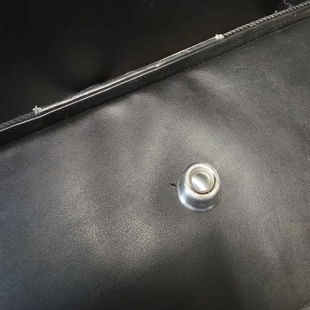 Zero‎ Halliburton Canvas/Leather Laptop Briefcase Black Business Bag **READ**